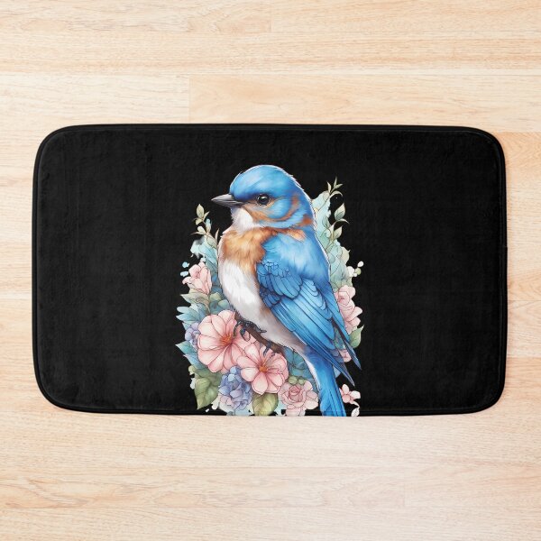 Item preview, Whimsical Bluebird Art designed and sold by Mechanical-Artt.
