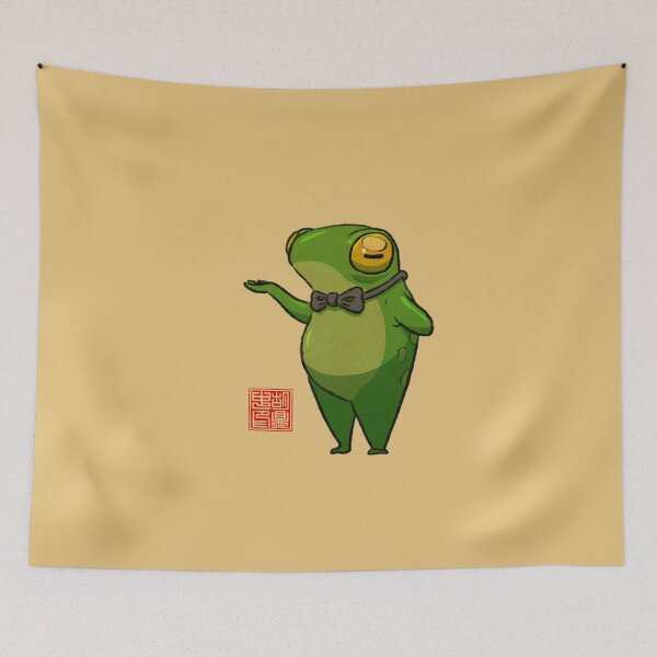 Item preview, dapper bowtie frog designed and sold by DingHuArt.