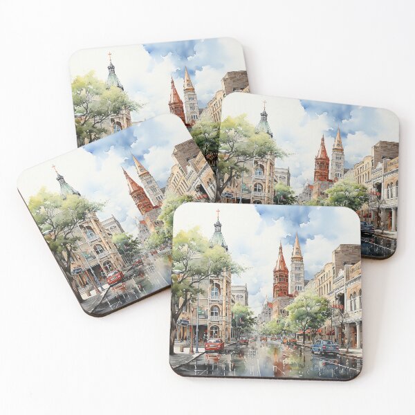 Item preview, Texan Townscape designed and sold by CastleBySea.