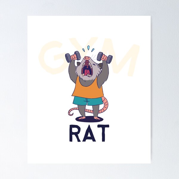 Gym Rat' Poster – blackboyphantasy