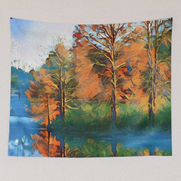 Item preview, Autumn Reflections On The Lake designed and sold by Heathermarie321.