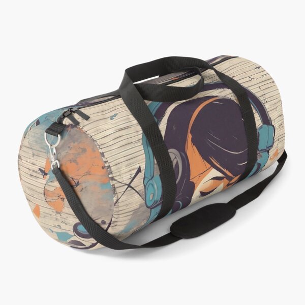 Item preview, Woman enjoys music, AI generated designed and sold by Woodoartdesign.