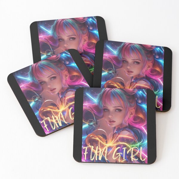 Item preview, Fun Girl Colorful and Electric designed and sold by PlanetMarker.