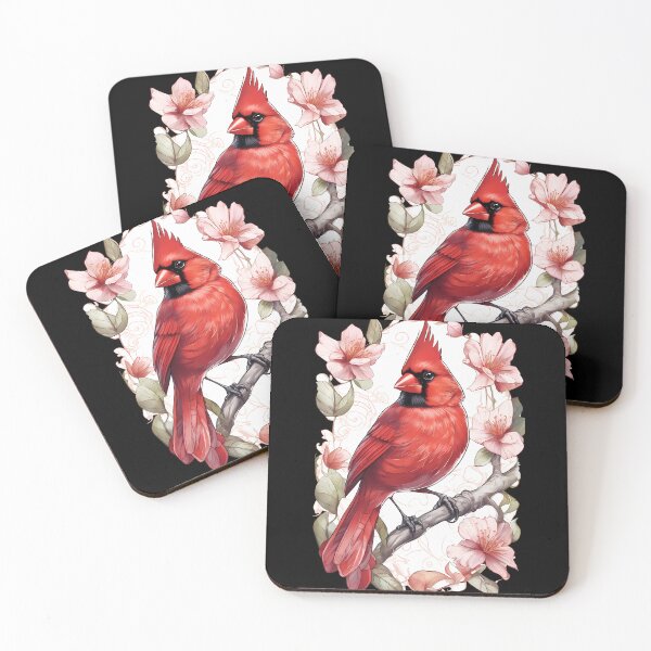 Item preview, Tranquil Cardinal Watercolors designed and sold by Mechanical-Artt.