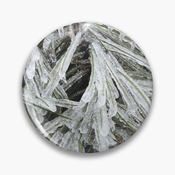 Item preview, Frozen Pine Needles- Freezing Rain in the Spring designed and sold by GenAumonier.