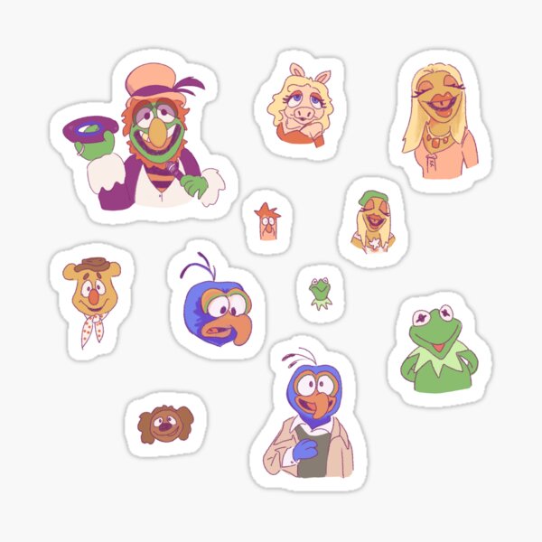 Item preview, Muppet Stickers designed and sold by scr1bblefishies.