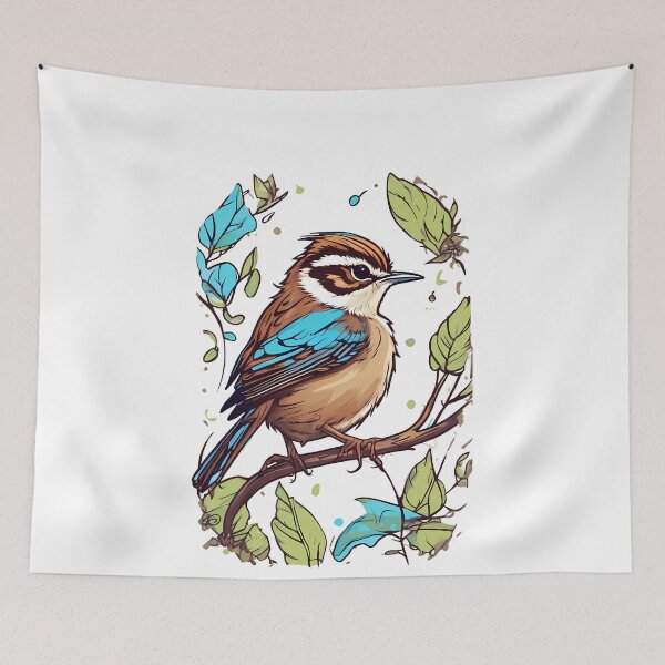Item preview, Serene Carolina Wren Scene designed and sold by Mechanical-Artt.