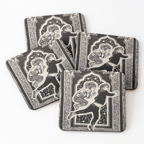 Item preview, Child's Pose Woodblock Print designed and sold by TinaNadeemArt.