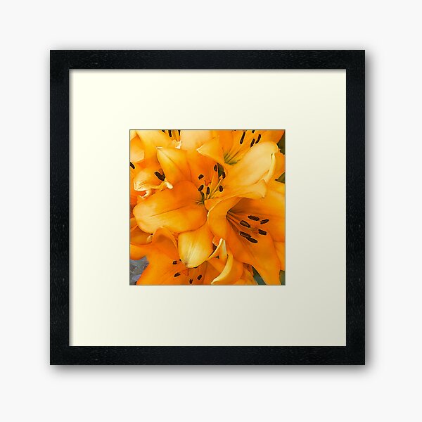 Item preview, Yellow-Orange Stargazer Lilies Exotic Artistic Photo  designed and sold by DEC02.