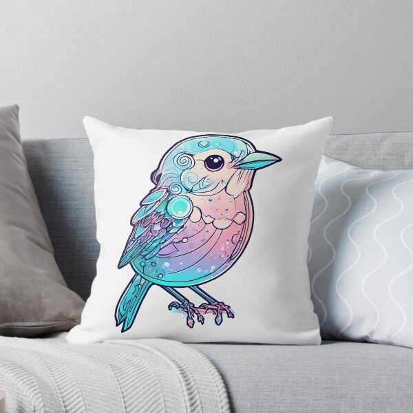 Item preview, Vibrant Finch Watercolor Artwork designed and sold by Mechanical-Artt.