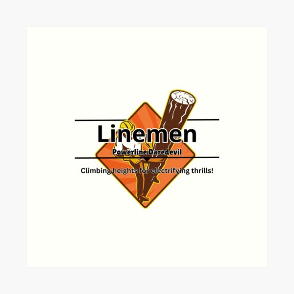 Item preview, Linemen Funny Designs designed and sold by DesignXBecky.
