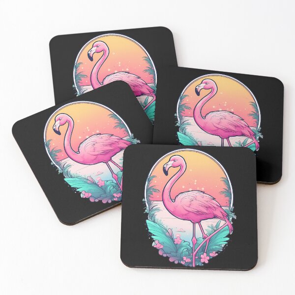 Item preview, Graceful Flamingo Watercolor Painting designed and sold by Mechanical-Artt.