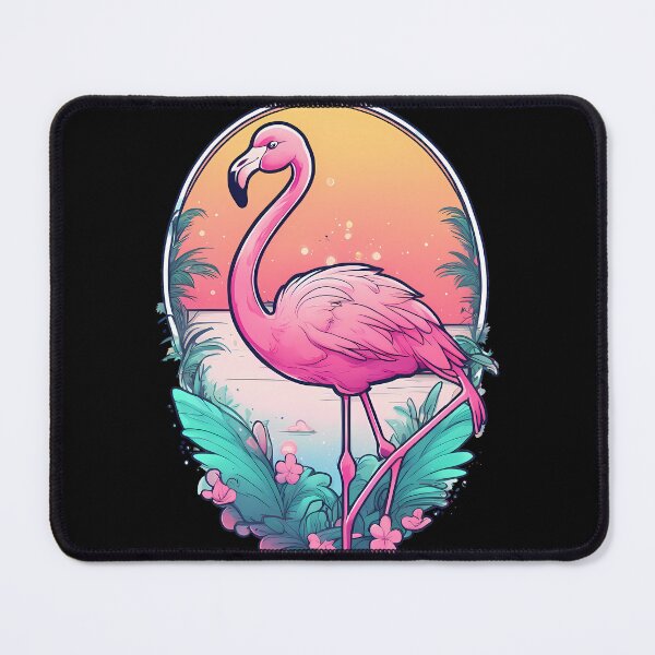 Item preview, Graceful Flamingo Watercolor Painting designed and sold by Mechanical-Artt.