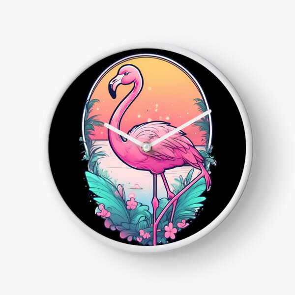 Item preview, Graceful Flamingo Watercolor Painting designed and sold by Mechanical-Artt.