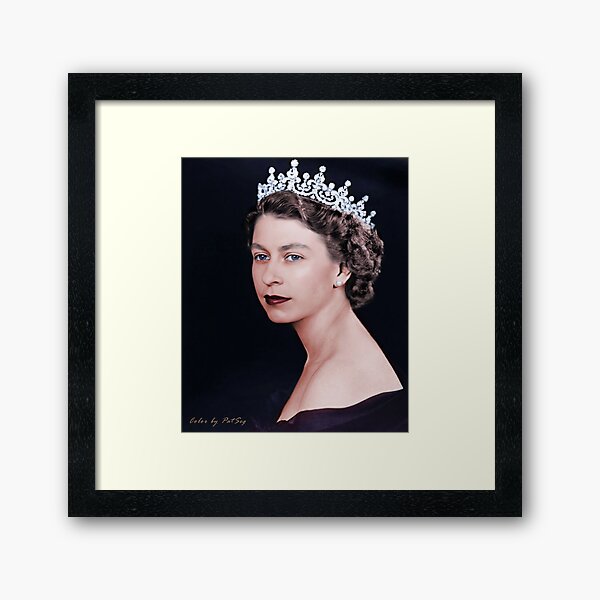Vista previa del artículo con la obra «Reina Elizabeth II», diseñado y vendido por PatSeg Photos.