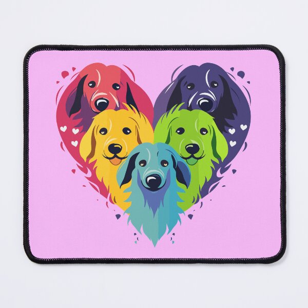 Item preview, Color Dog Heart (2) designed and sold by atzek.