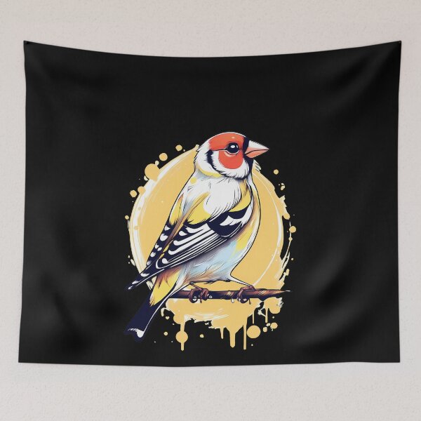 Item preview, Colorful Goldfinch Art designed and sold by Mechanical-Artt.