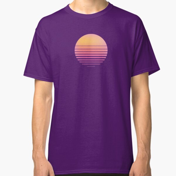 Vaporwave Sun - Outrun/Synthwave/Retro Classic T-Shirt