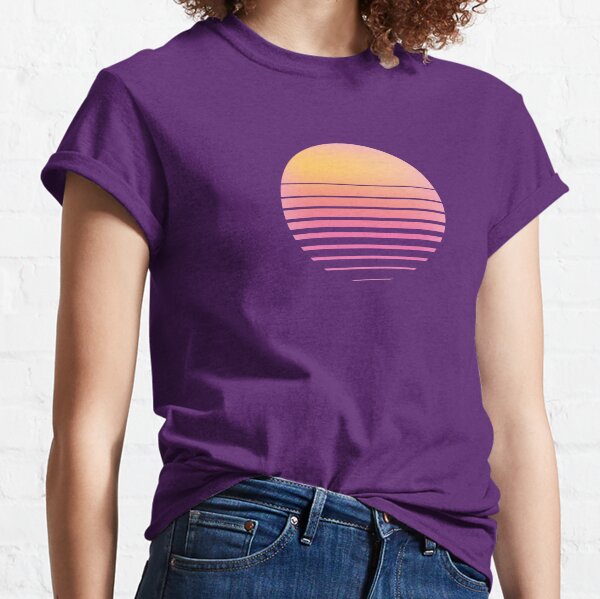 Vaporwave Sun - Outrun/Synthwave/Retro Classic T-Shirt