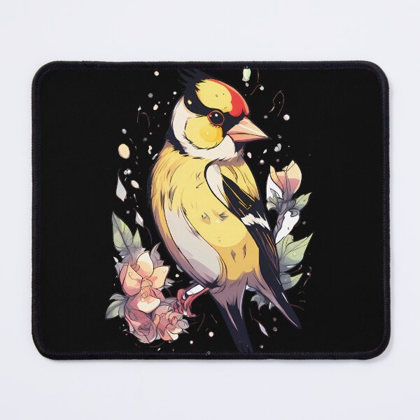 Item preview, Vibrant Goldfinch Portrait designed and sold by Mechanical-Artt.