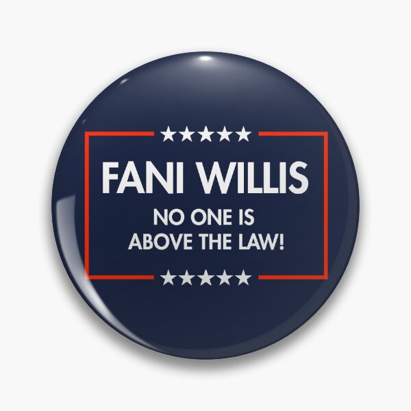Item preview, Fani Willis - No One is Above the Law (bold blue) designed and sold by Thelittlelord.