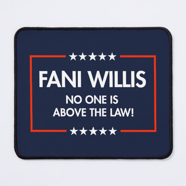 Item preview, Fani Willis - No One is Above the Law (bold blue) designed and sold by Thelittlelord.