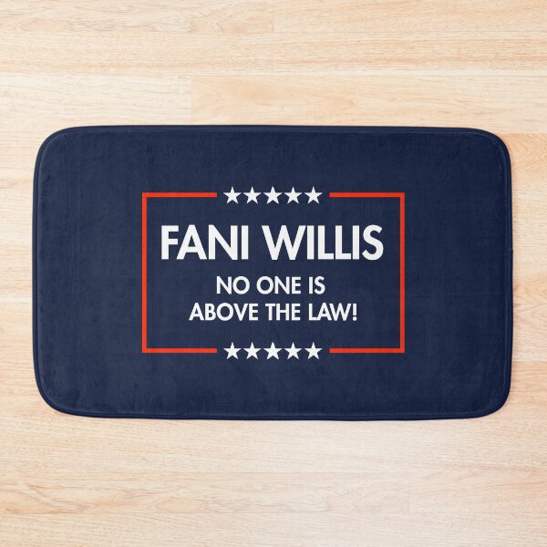 Item preview, Fani Willis - No One is Above the Law (bold blue) designed and sold by Thelittlelord.