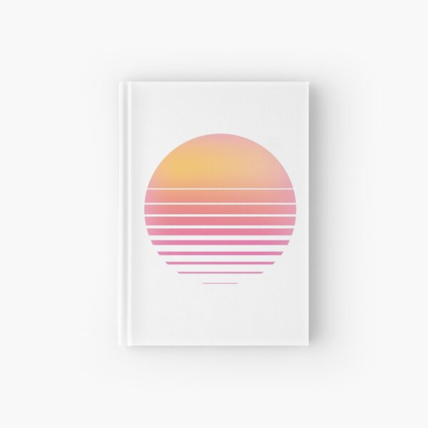 Vaporwave Sun - Outrun/Synthwave/Retro Hardcover Journal