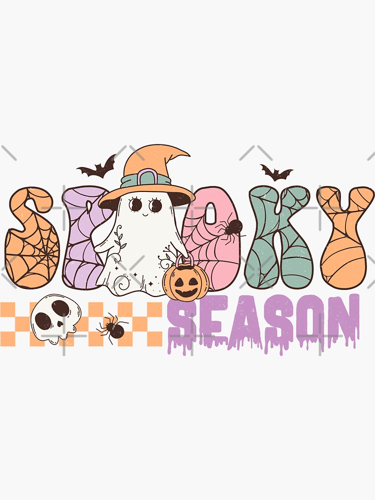  GI Halloween Stickers Cute But Spooky, Stickers for Halloween  Girls, Cute Ghost Ghoul Pumpkin Bat Spider Kawaii