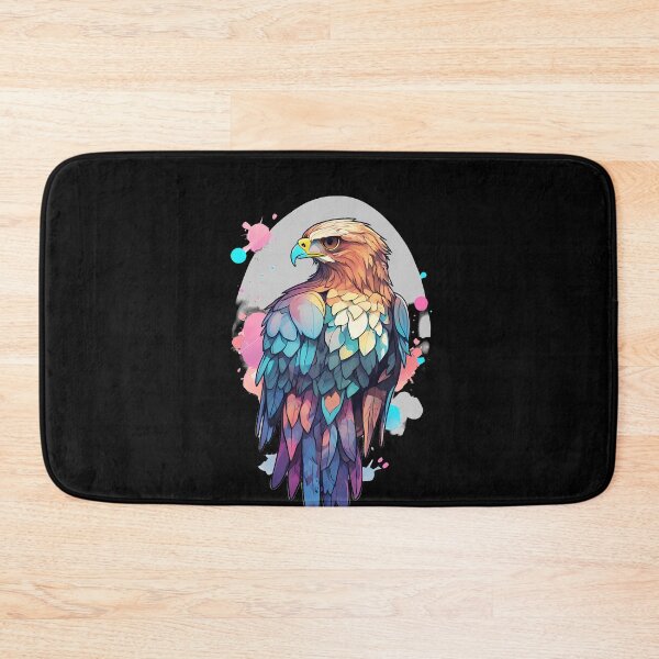 Item preview, Vibrant Hawk Portrait designed and sold by Mechanical-Artt.