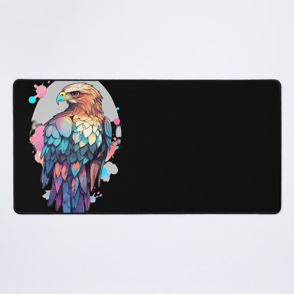 Item preview, Vibrant Hawk Portrait designed and sold by Mechanical-Artt.