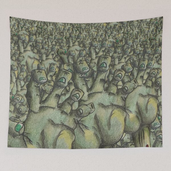 Item preview, Crop of zombie hands designed and sold by Glenbobagins.