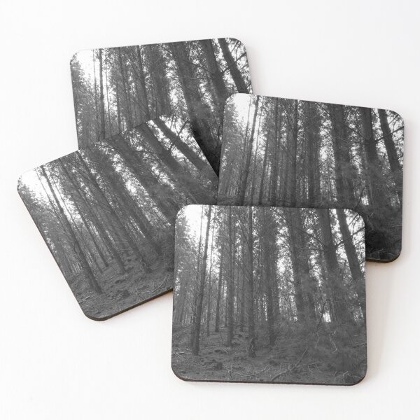 Item preview, Sunset In The Pines, Black And White  designed and sold by Robbie Alexander.