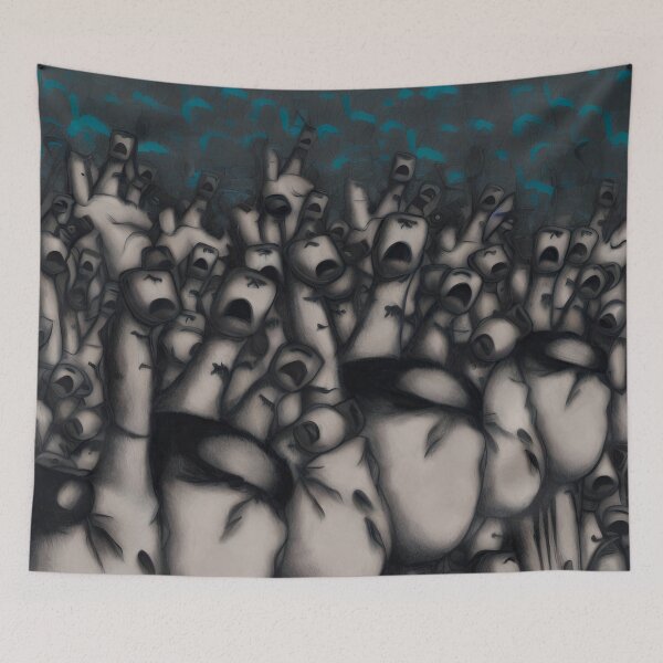 Item preview, Field of zombie hands designed and sold by Glenbobagins.