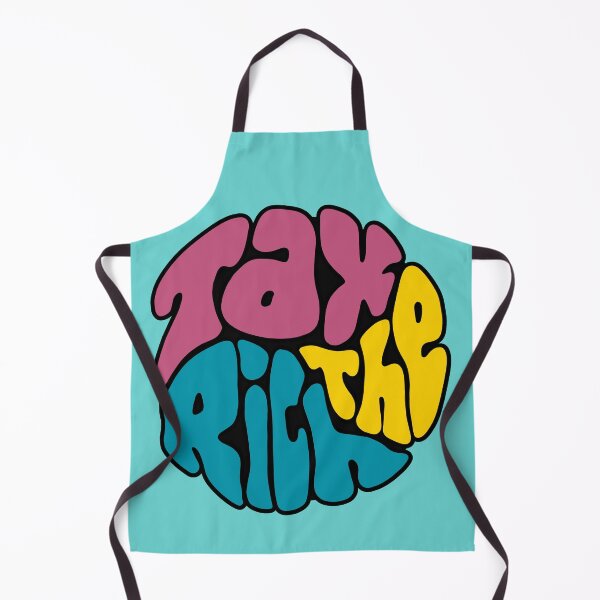 Item preview, Tax The Rich Groovy Word Art designed and sold by Unhinged Heather.