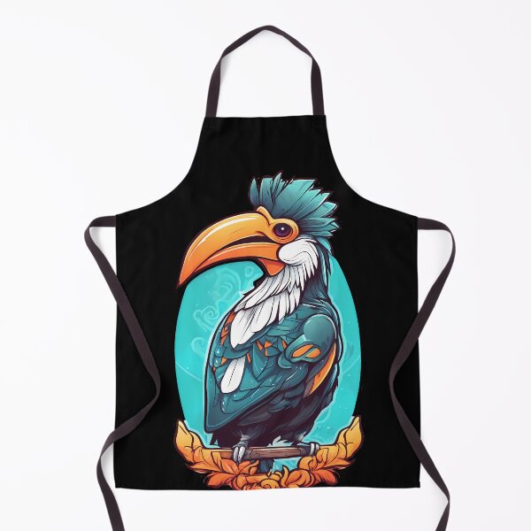 Item preview, Colorful Hornbill Art designed and sold by Mechanical-Artt.