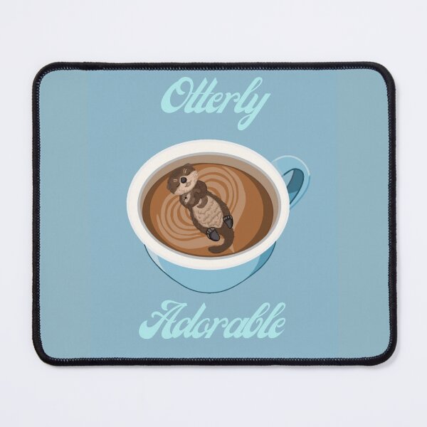Item preview, Otterly Adorable (Gray Blue) designed and sold by octopuscafe.