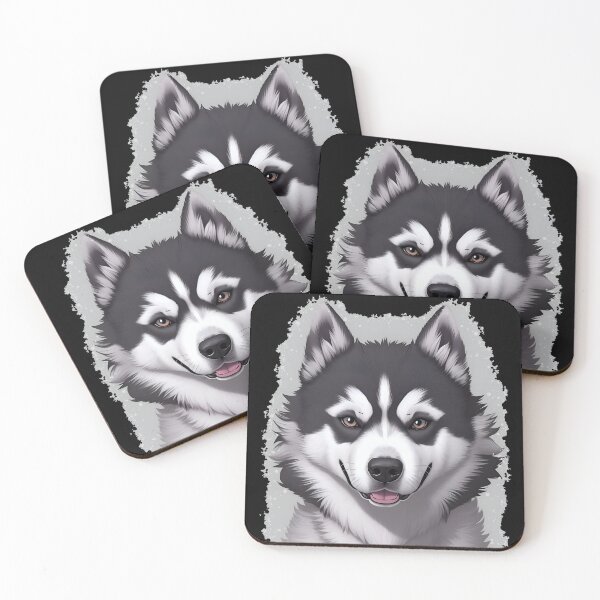 Item preview, Fluffy Husky Pup with Brown Eyes designed and sold by FocusChillax.