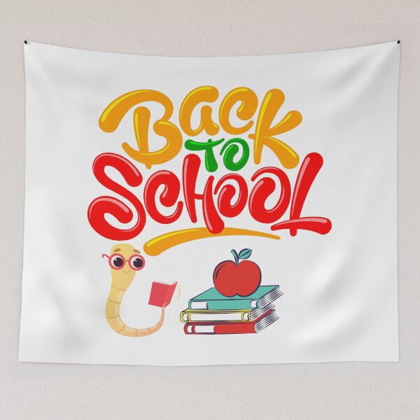 Item preview, Back To School BookWorm designed and sold by RRSD-Xpressions.