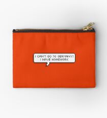I Can't Go To Germany Studio Pouch