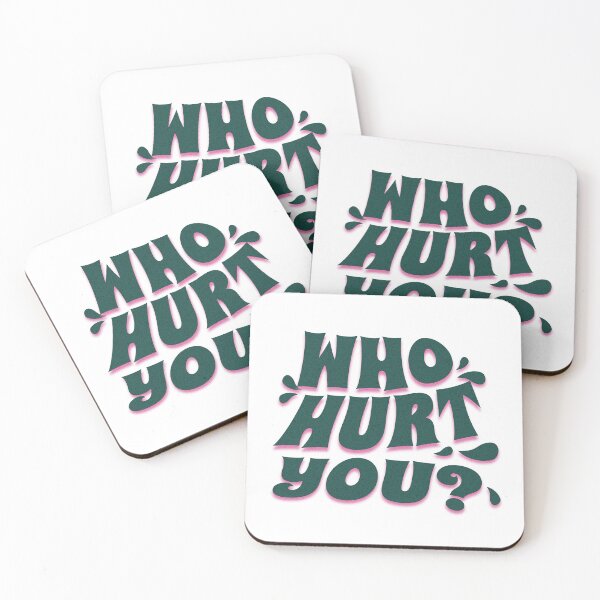 Item preview, Who Hurt You again?  T-Shirt Design designed and sold by IndigoPixa.