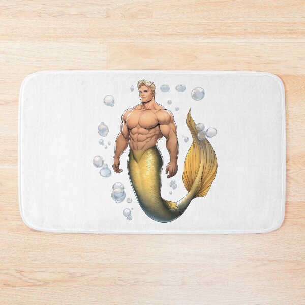 Item preview, Yellowtail Merman - Handsome, Muscular designed and sold by WesScottsWhimsy.