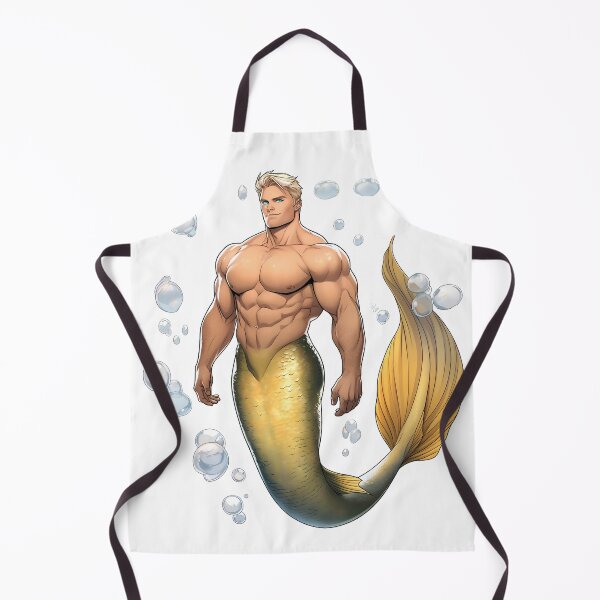 Item preview, Yellowtail Merman - Handsome, Muscular designed and sold by WesScottsWhimsy.