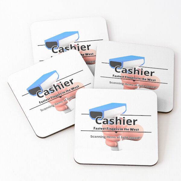 Item preview, Cashier Funny Designs designed and sold by DesignXBecky.