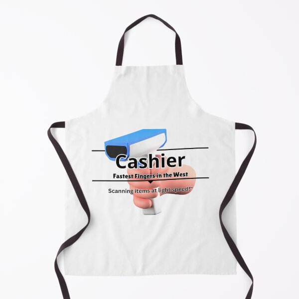 Item preview, Cashier Funny Designs designed and sold by DesignXBecky.