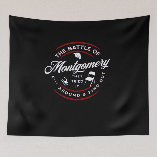 Item preview, Battle of Montgomery Riverboat Brawl White Chair Black Pride T-Shirt designed and sold by KennethMeyer.