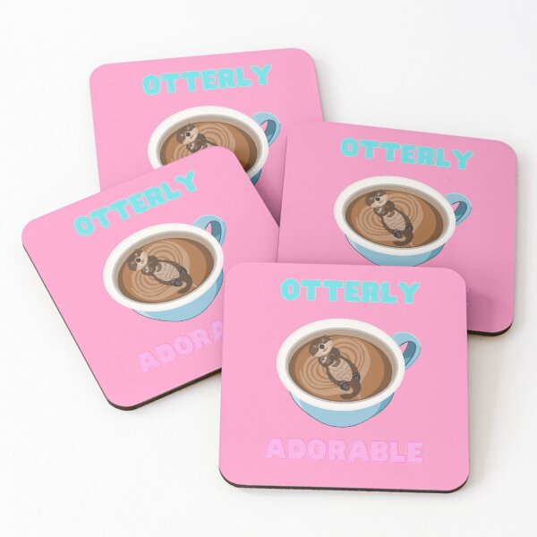 Item preview, Otterly Adorable (Pink) designed and sold by octopuscafe.