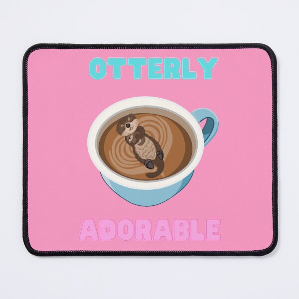 Item preview, Otterly Adorable (Pink) designed and sold by octopuscafe.