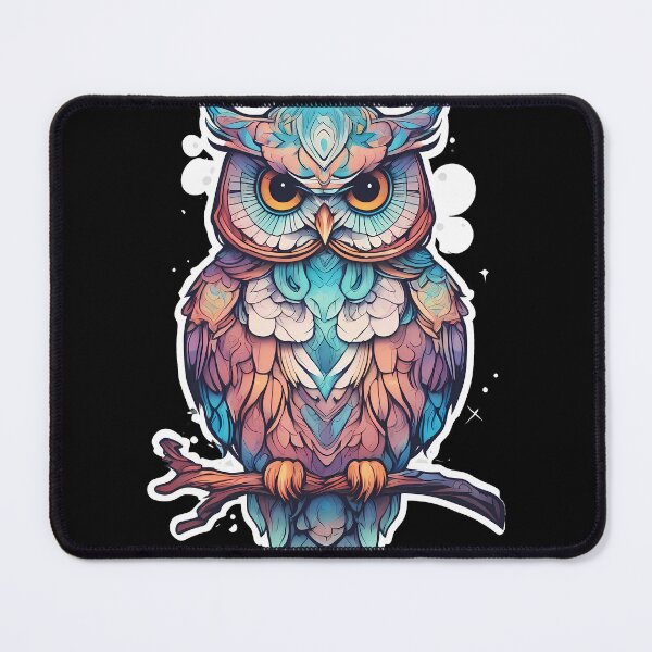 Item preview, Floral Owl Delight designed and sold by Mechanical-Artt.