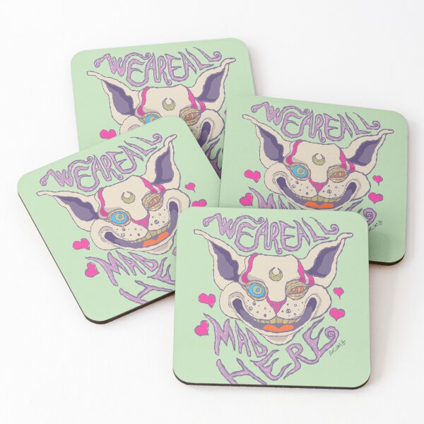 Item preview, we are all mad here cat illustration designed and sold by Baguraz.
